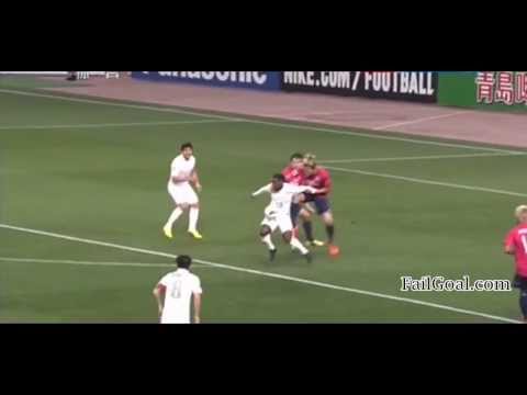 Vagner Love second Goal Cerezo Osaka 0 - 3 Shandong Luneng AFC Champions League 2014 by:FailGoal.com