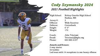Cody Szymansky 2024 Football Highlight Video Fall 2021