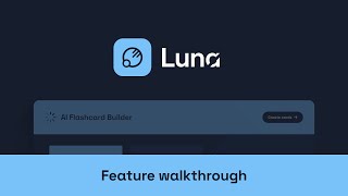 Luna - feature walkthrough