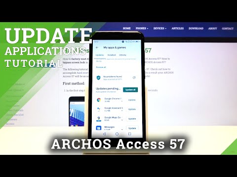 How to Update Apps in ARCHOS Access 57 – Get Newest App Version