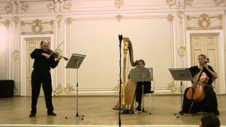 Henriette Renié - Trio for harp, violin and violoncello