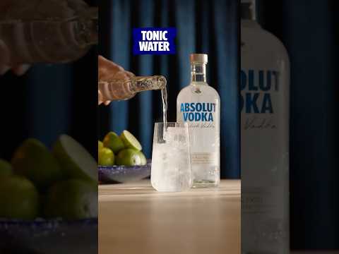 How to make the Absolut Vodka Tonic! #cocktail #recipe #absolut