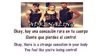 Adrenalina Lyrics English and Spanish - Wisin, Jennifer Lopez, Ricky Martin - Translation