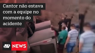 Acidente com equipe do cantor Gusttavo Lima deixa feridos