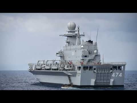 阿爾及利亞海軍 474 Kalaat Beni Abbes兩棲船塢登陸艦 剪輯 Algerian Navy 474 Kalaat Beni Abbes landing platform dock