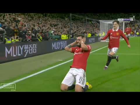 Bruno Fernandes Slow Motion Goal Celebration | Carabao Cup | 4K UHD Bruno Fernandes Free Clip To Use