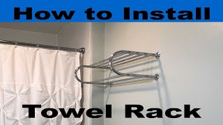 How to Install Whitmor Towel Rack