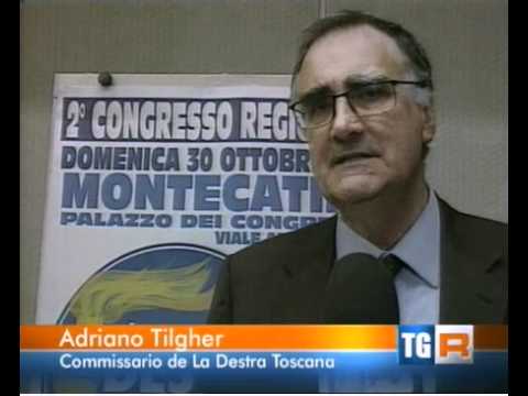 ADRIANO TILGHER - CONGRESSO REGIONE TOSCANA 30 10 2011