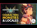Monster Hunter Stories 2 Wings of Ruin | All Characters, Monsties & Locales So Far