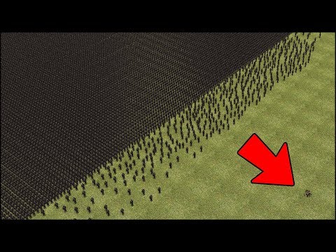 1 MINIGUN vs 50 000 INFANTRY - MISSION IMPOSSIBLE