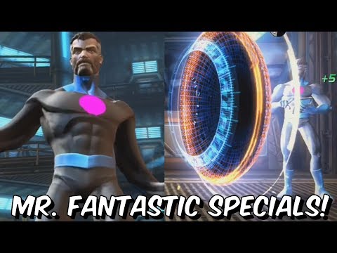 Mr. Fantastic (Reed Richards) Special Attacks & Animations Early Look! - Marvel Contest of Champions