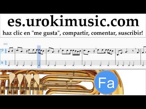 Como Tocar Tuba Clean Bandit - Rockabye ft Sean Paul Anne-Marie Tablatura Parte#2 um-i927