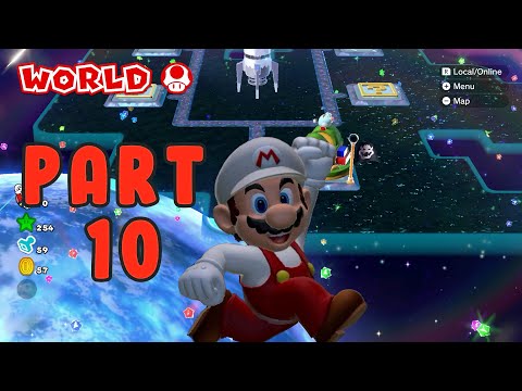 Super Mario 3D World | World 10 | MUSHROOM World Playthrough (Nintendo Switch)