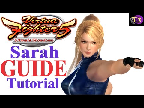 How To Play SARAH BRYANT in Virtua Fighter 5 Ultimate Showdown | BEGINNER GUIDE TUTORIAL BREAKDOWN