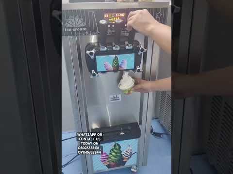 INDUSTRIAL ICE CREAM MACHINE / START UR SOFT SERVE ICE CREAM BUSINESS TODAY.ice cream machine 4 sale