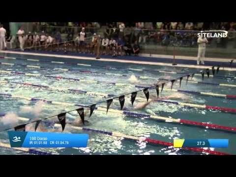 Finale dei 100 Dorso Ragazzi Femmine - 18 Memorial  Chiara Giavi