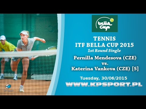 Pernilla MENDESOVA (CZE) vs. Katerina VANKOVA (CZE) [5] / Bella Cup 2015 / 1st Round Singel