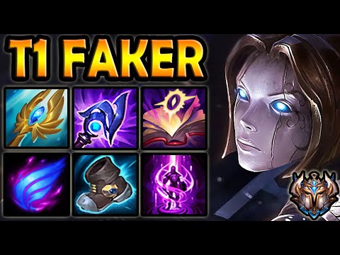 T1 Faker ORIANNA MID vs ZOE - Ranked Korea ✅