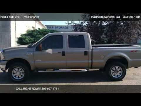 Thumbnail for 2006 Ford F250 LARIAT 4X4 POWER STROKE DIESEL - for sale in DENVER, CO 80110 by video, WiLL, Car, Vehicle, Truck, vide