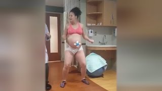 Watch Mom-To-Be Dance Up A Storm While in Labor in Hospital