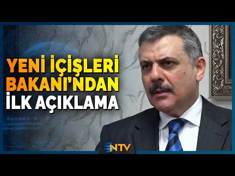 First Statement from the New Interior Minister Mustafa Çiftçi | NTV