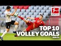 Top 10 Volleys 2020/21 • Lewandowski, Poulsen, Haaland & More