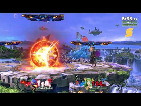 Elite Smash Friday Online #1 - Prey! (Palutena) Vs StylishShadow (Falco) - WQF