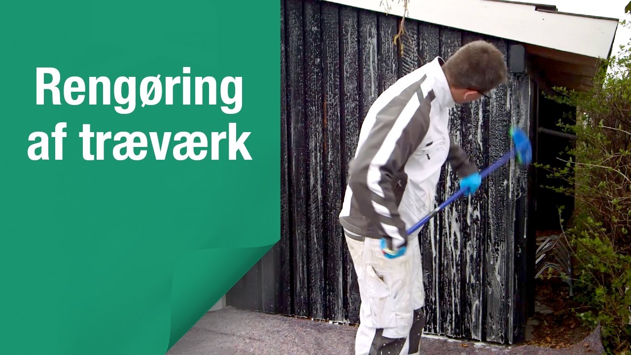 Sådan rengør du din træfacade før behandling Sådan rengør du din træfacade før behandling