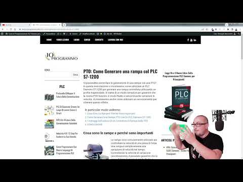 PTO: Come Generare una rampa col PLC S7-1200 - Corsi Programmazione PLC Siemens