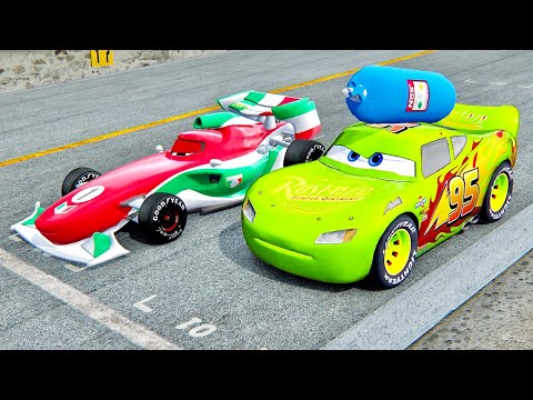 Lightning McQueen NOS Edition vs Francesco Bernoulli - Drag Race 10 KM