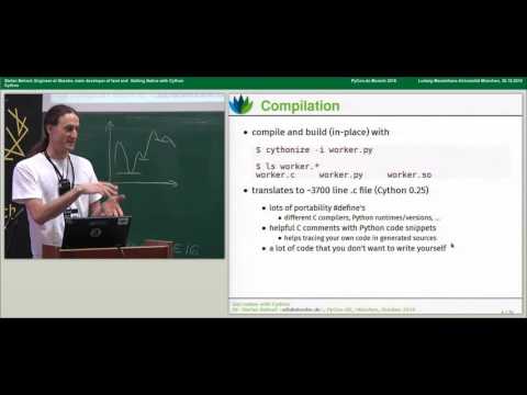 Stefan Behnel – Getting Native with Cython