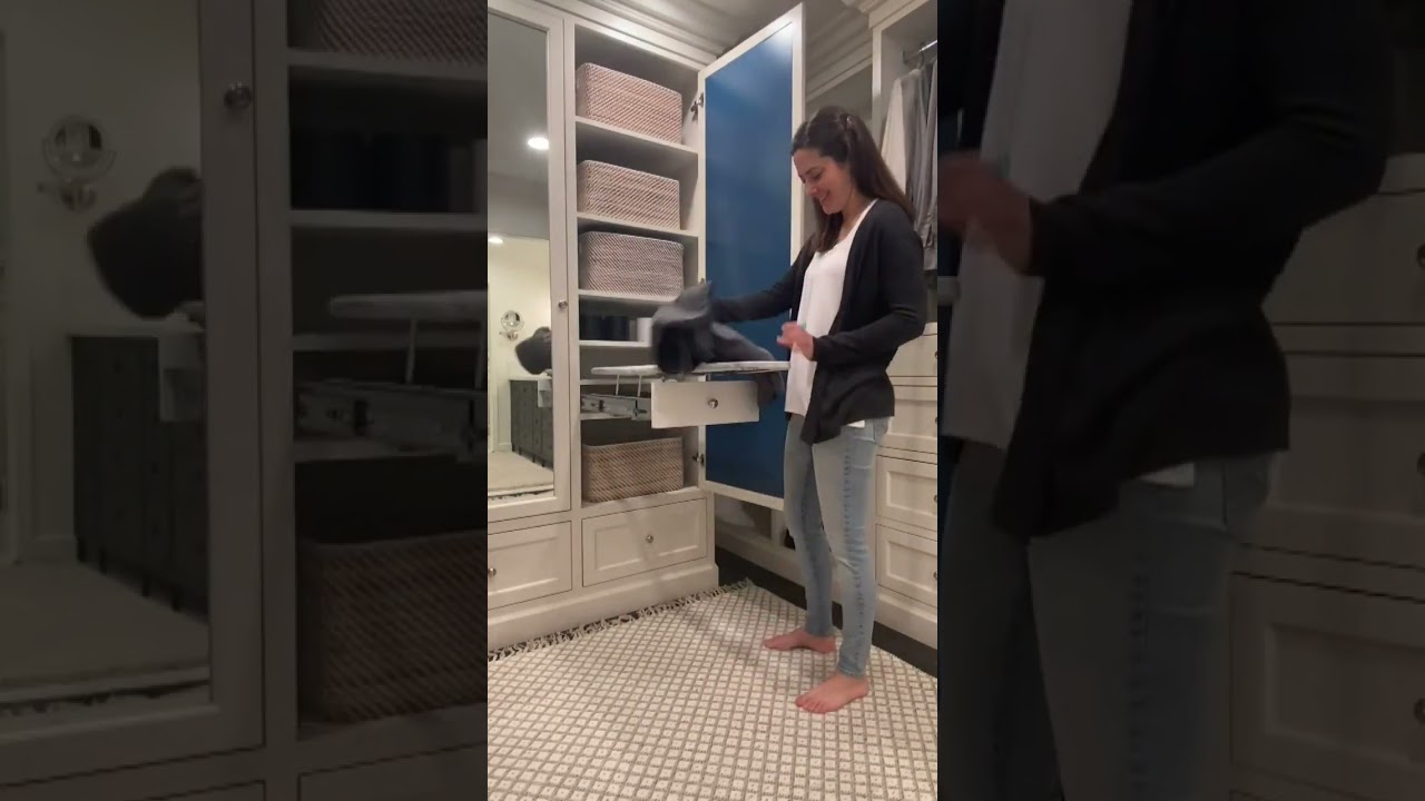 Built In Ironing Board in Closet 11 Genius Closet Must-haves | Soduru Niwasa