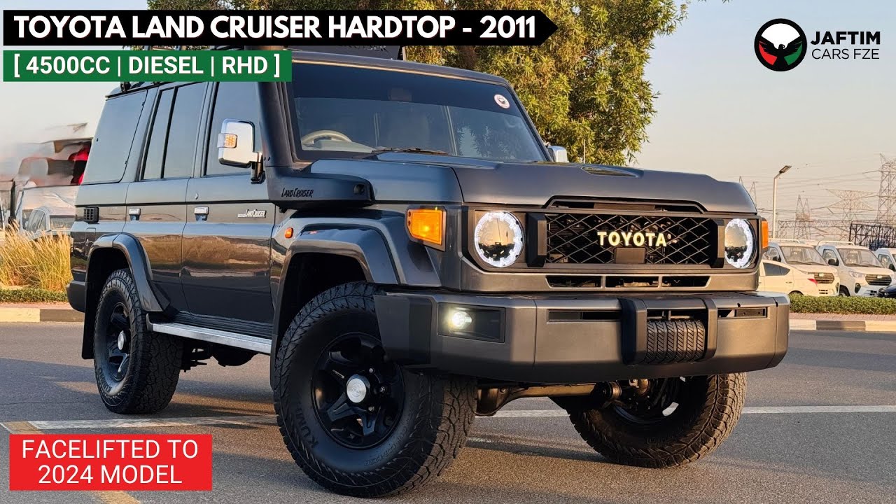 Toyota Land Cruiser 70 FACELIFTED TO 2024 | 4.5L DIESEL ENGINE | MANUAL TRANSMISSION | video