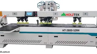 Công nghệ mới nhất 2023| Máy phay khoan Cnc 2 Phương 4 trục Holztek