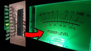 Homemade  LED Vu-Meter with LM3915 DIY ||LM3915 ঘরে তৈরি LED Vu-মিটার