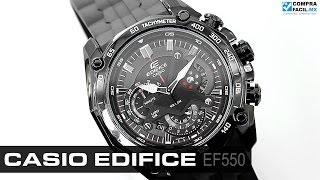 Download lagu Reloj Casio Edifice EF550 Caucho Negro - www.CompraFacil.mx mp3