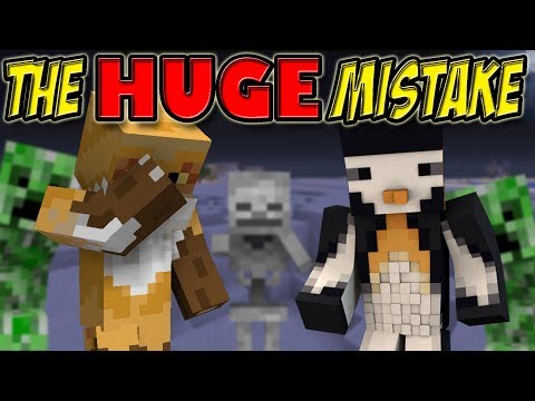 THE HUGE MISTAKE: Minecraft Arctic Survival w/ SB737 {9}