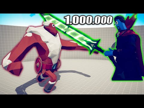 1.000.000 DAMAGE ZERO SPLITTER vs UNITS - TABS | Totally Accurate Battle Simulator 2023