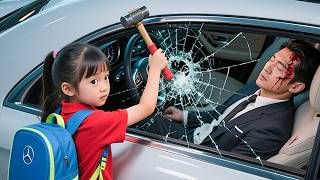 小女孩用安全錘擊碎車窗救出昏迷小夥，沒想到竟是財閥掌門，命運改變！