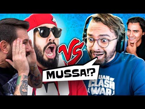 Luan Clash War and Lucas Clash On vs. Mussa and Mussarela - Battle of Youtubers - MALOOKOO REACT