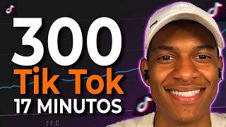 Como criar 300 tiktok com 1 click e monetizar canal dark no tik tok