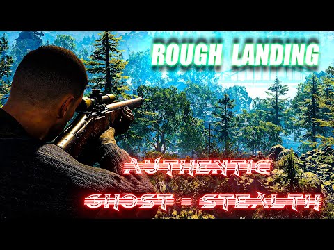 Sniper Elite 5 Authentic / Rough Landing / Ghost Stealth Walkthrough