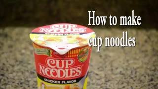 How To Make Cup Noodles