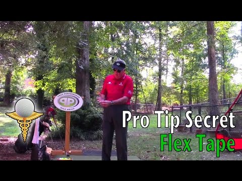 Part of a video titled Secret Flex Tape for Calluses and Cuts - Golf Tip - YouTube