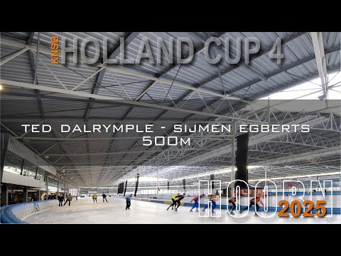 Ted Dalrymple - Sijmen Egberts 500m Holland Cup 4 Hoorn 01022025