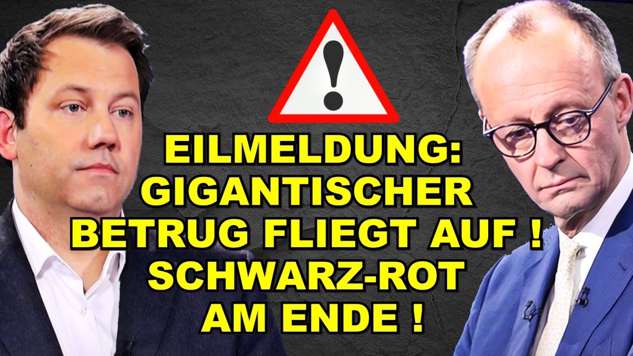 BETRUG FLIEGT AUF! Schwarz-Rot AM ENDE!
