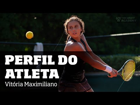 Vitória Maximiliano no Perfil do Atleta! 🎾