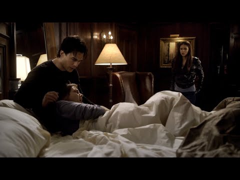 TVD 2x12 - Damon and Elena take Rose home, she's dying | Delena Scenes HD
