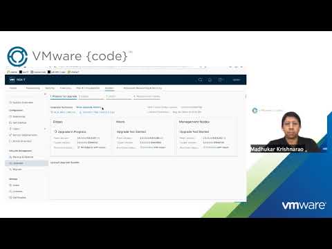 Power Session CODE4206 - Upgrade of NSX-T using Ansible with Madhu Krishnarao