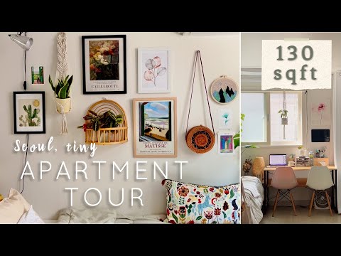 Tiny Studio Apartment Tour 2023 | Seoul, Korea cozy $450/month small home + Rental Tips
